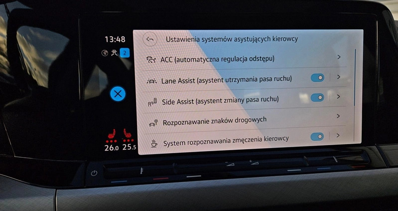 Volkswagen Golf cena 119900 przebieg: 109634, rok produkcji 2021 z Bojanowo małe 631